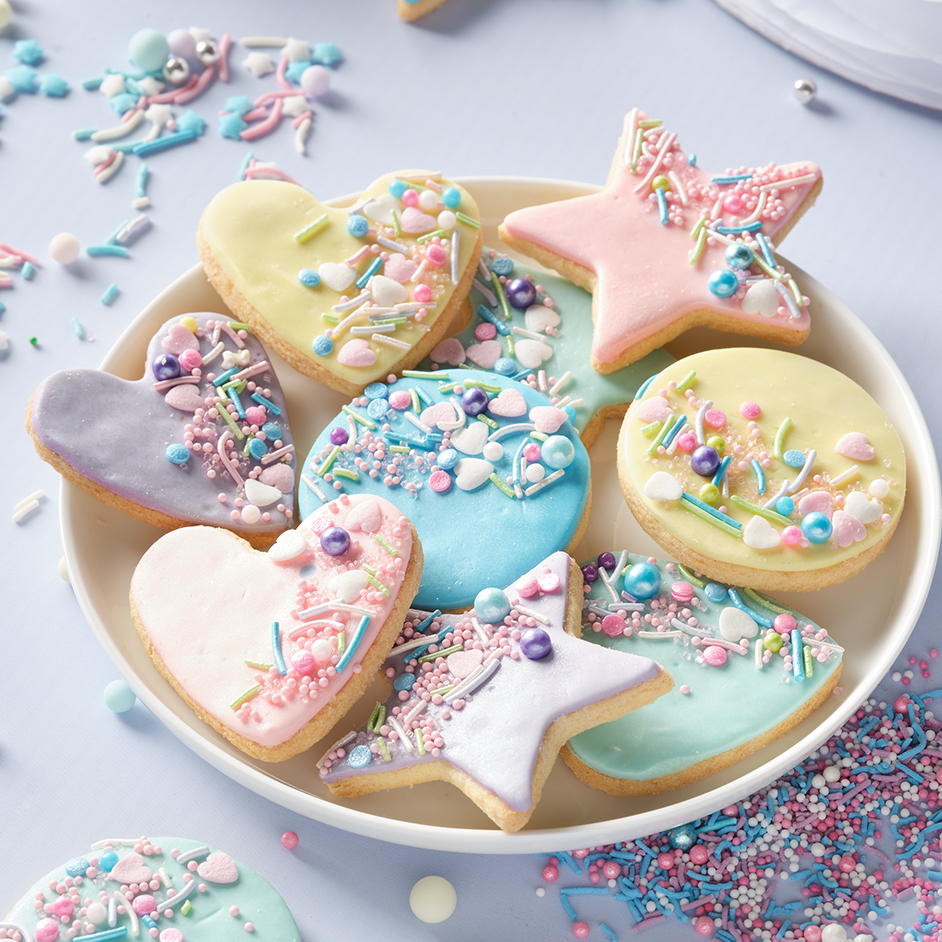 Kids Pastel Birthday Cookies Project