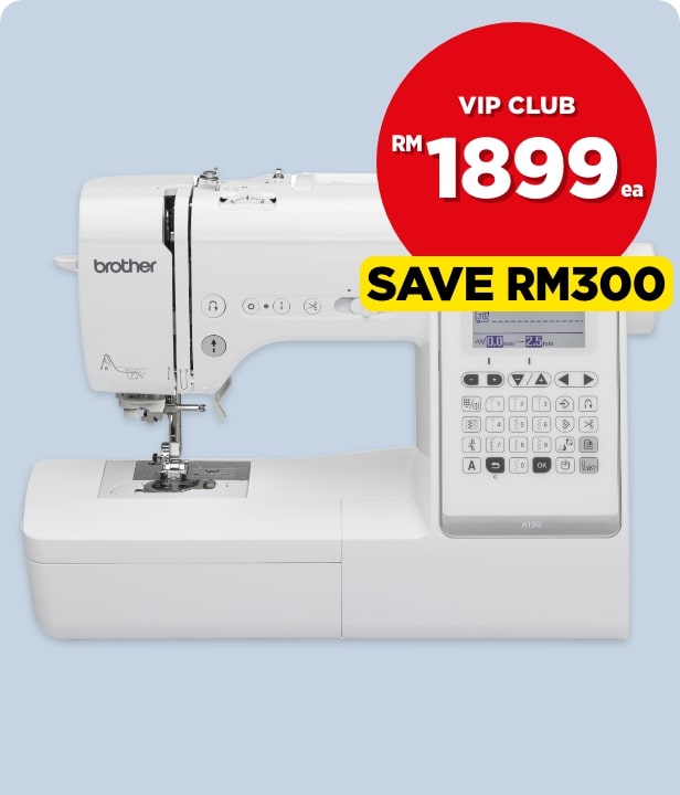 VIP CLUB RM1899 Brother Innov-IS A150 Sewing Machine