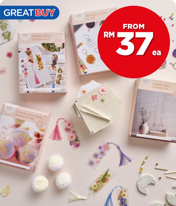 Great Buy: From RM37 each The Craft Studio Kits