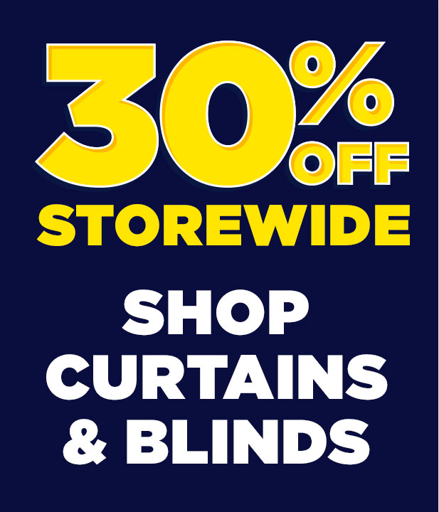 30% Off Curtains & Blinds
