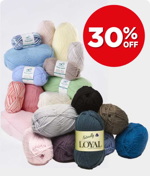 30% Off Naturally & Bella Baby Knitting Yarn