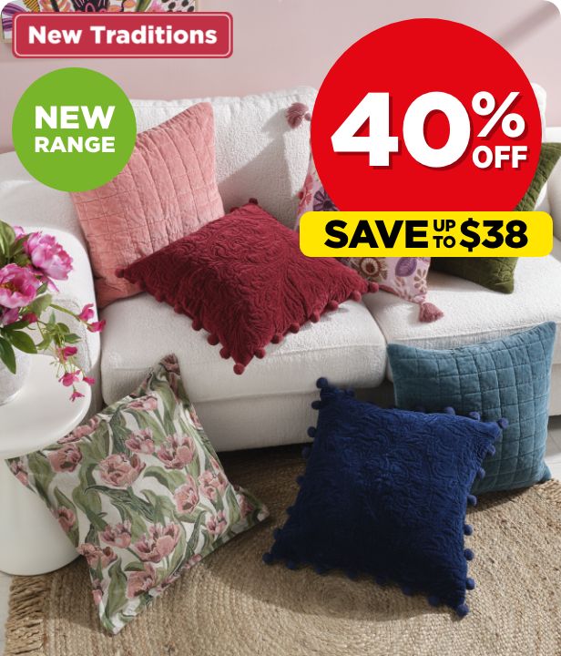 40% Off All Cushions & Cushion Covers