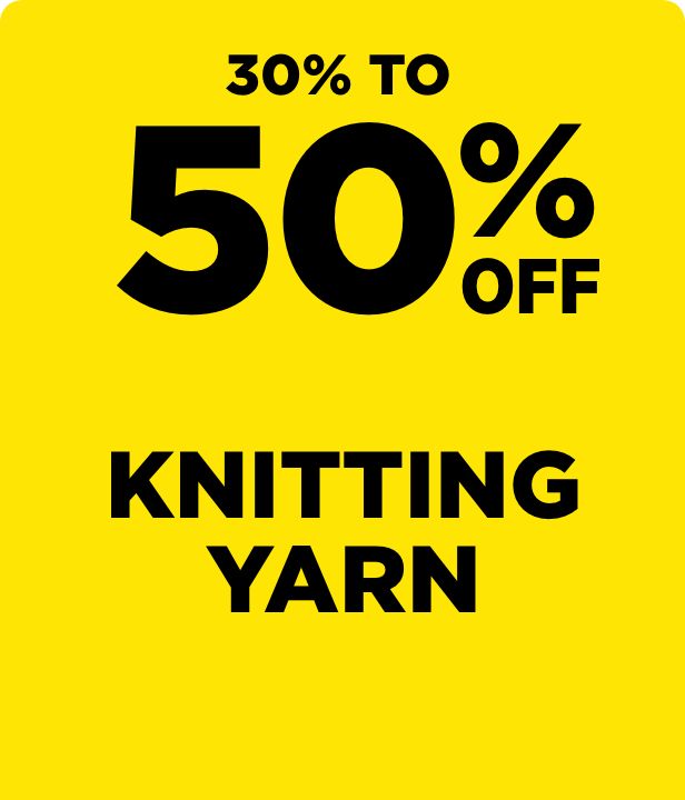 30% To 50% Off Knitting Yarn