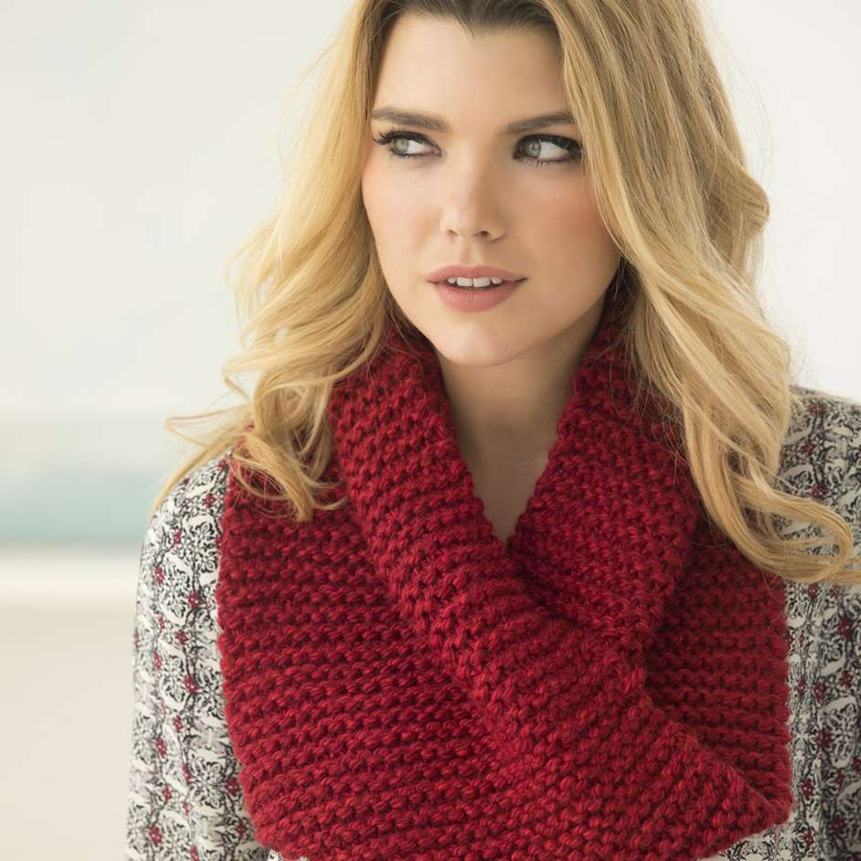 Lion Brand Heartland Thick & Quick Cowl Project