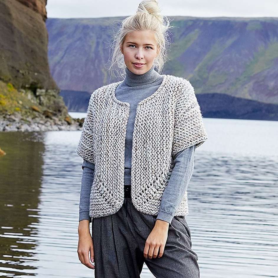 Lion Brand Wool-Ease Thick & Quick Jutka Cardigan Project