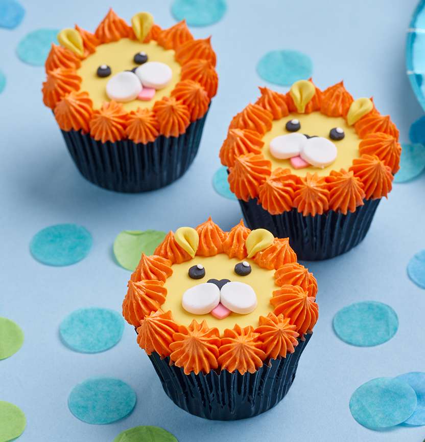 Lion Cup Cakes Project