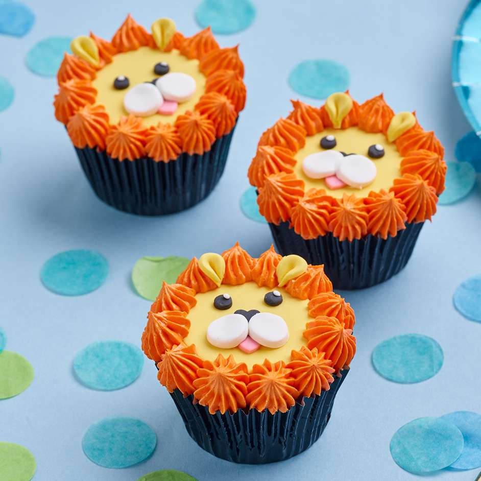 Lion Cup Cakes Project