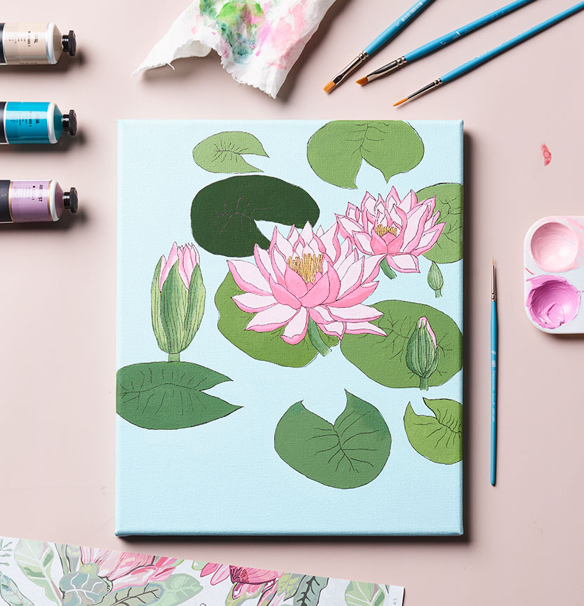 Lotus Painting Project