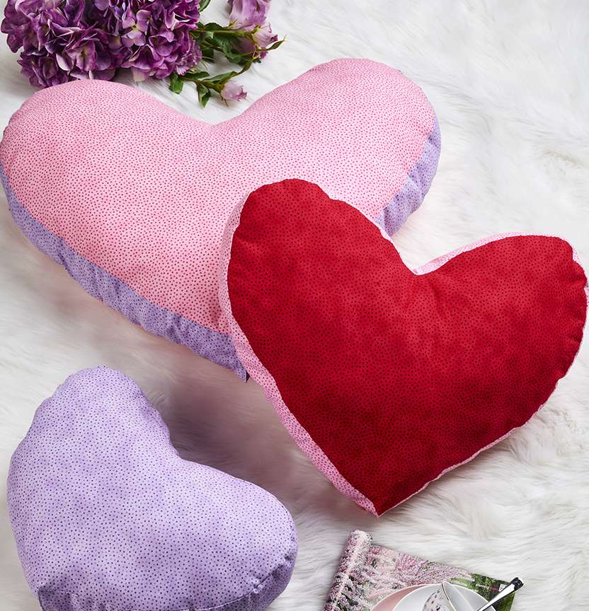 Love Heart Cushions Project