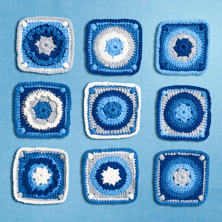 Marvel 8Ply Colour Crochet Squares Project