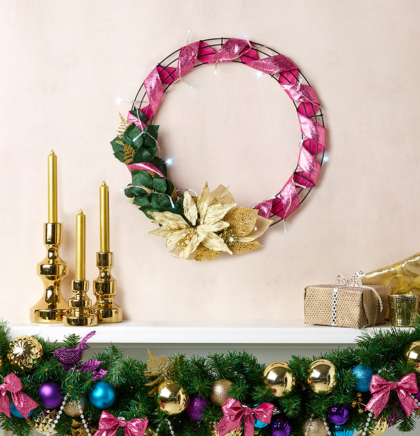 Merry & Bright Christmas Wreath & Garland Project