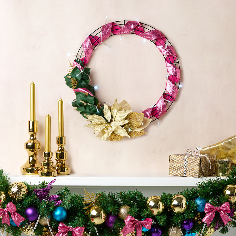 Merry & Bright Christmas Wreath & Garland Project