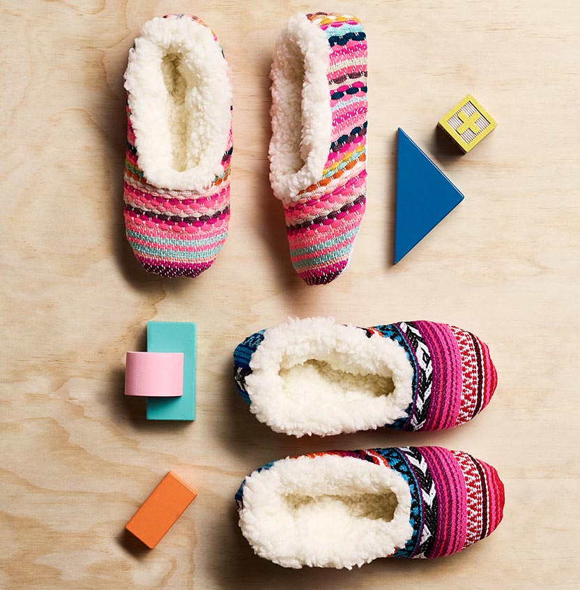 Mexican Poncho Kids Slippers Project