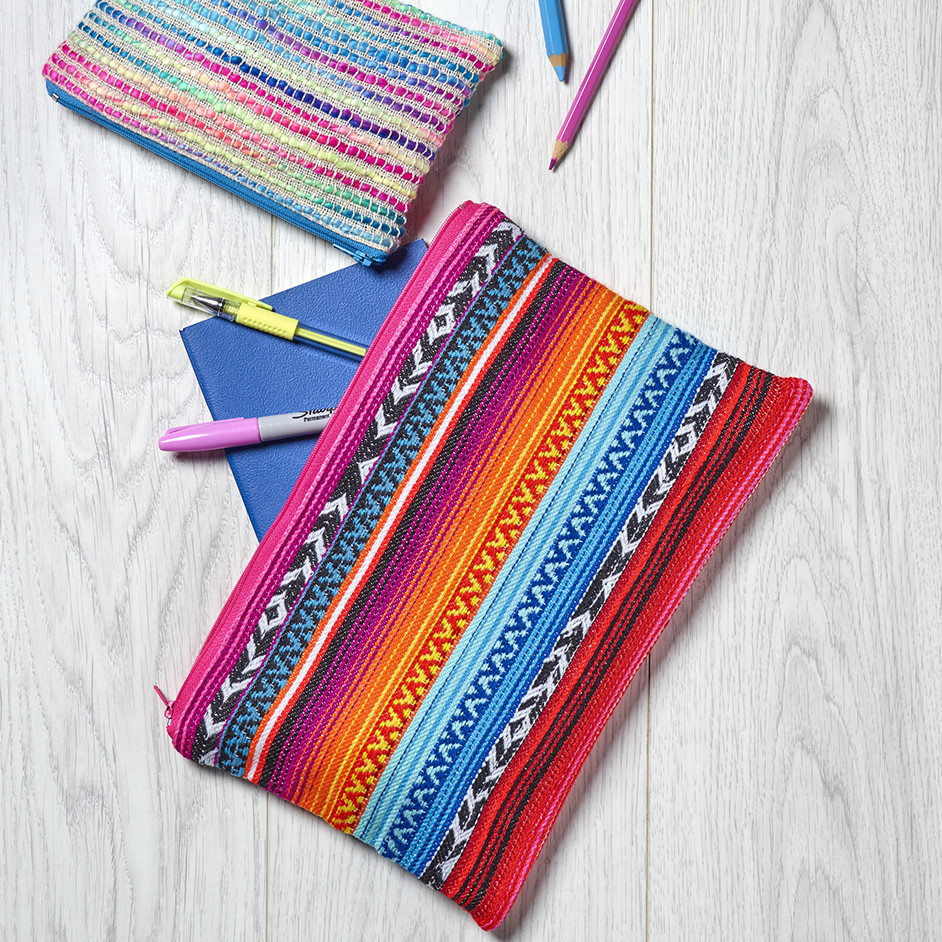 Mexican Poncho Pencil Case Project