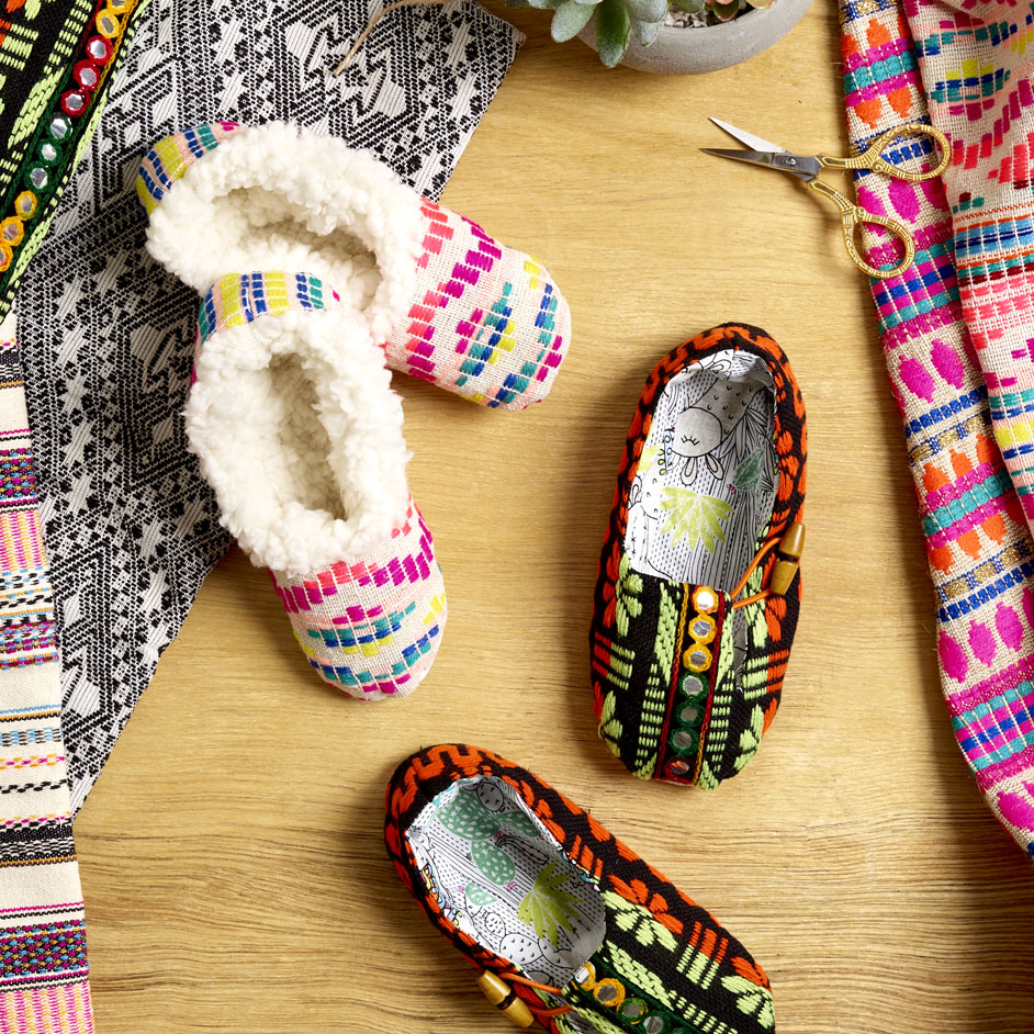 Mexican Poncho Shoes Project