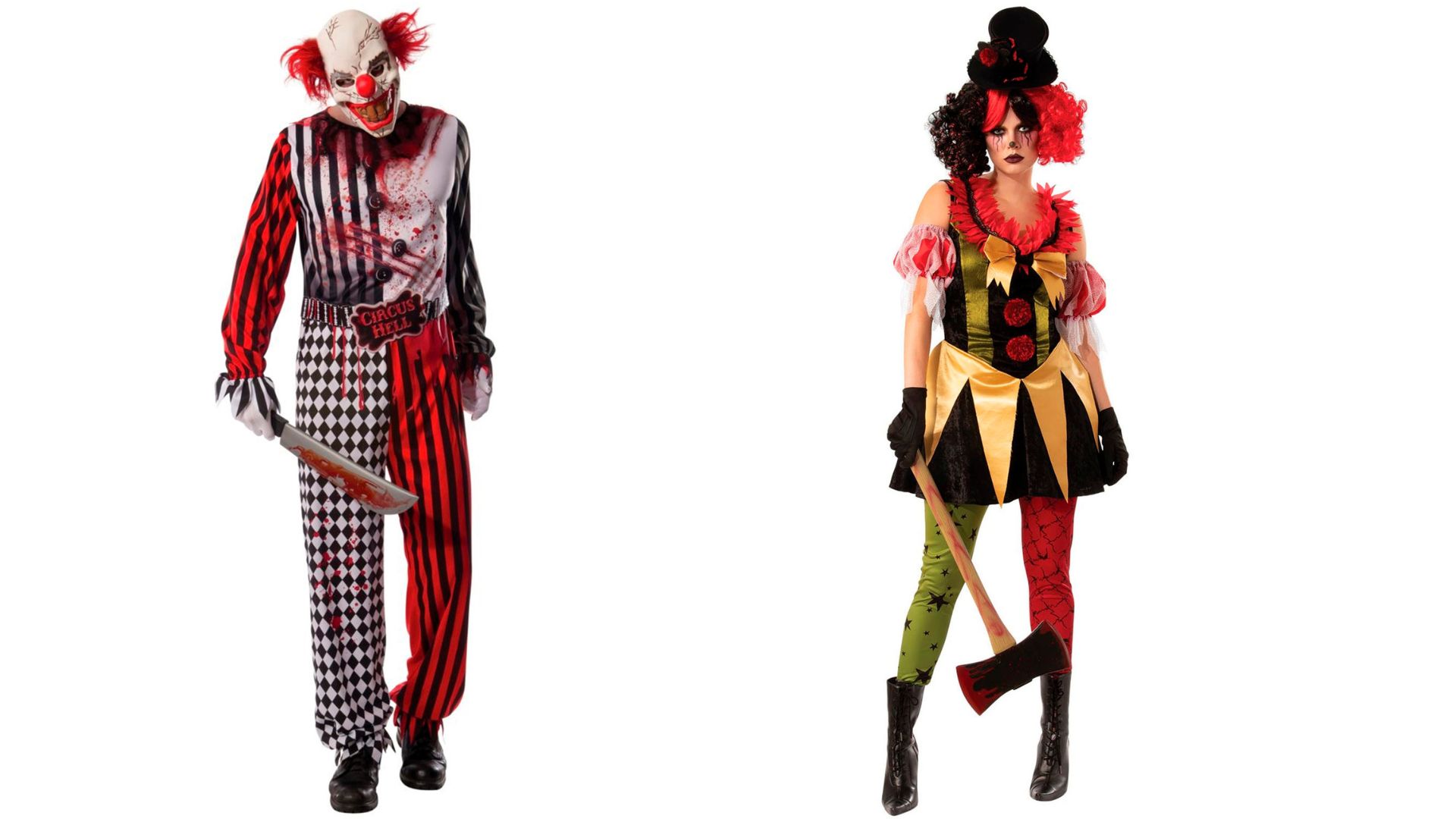 Evil Clown Costumes for adults