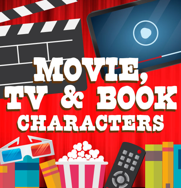 Movie, TV & Book Characters
