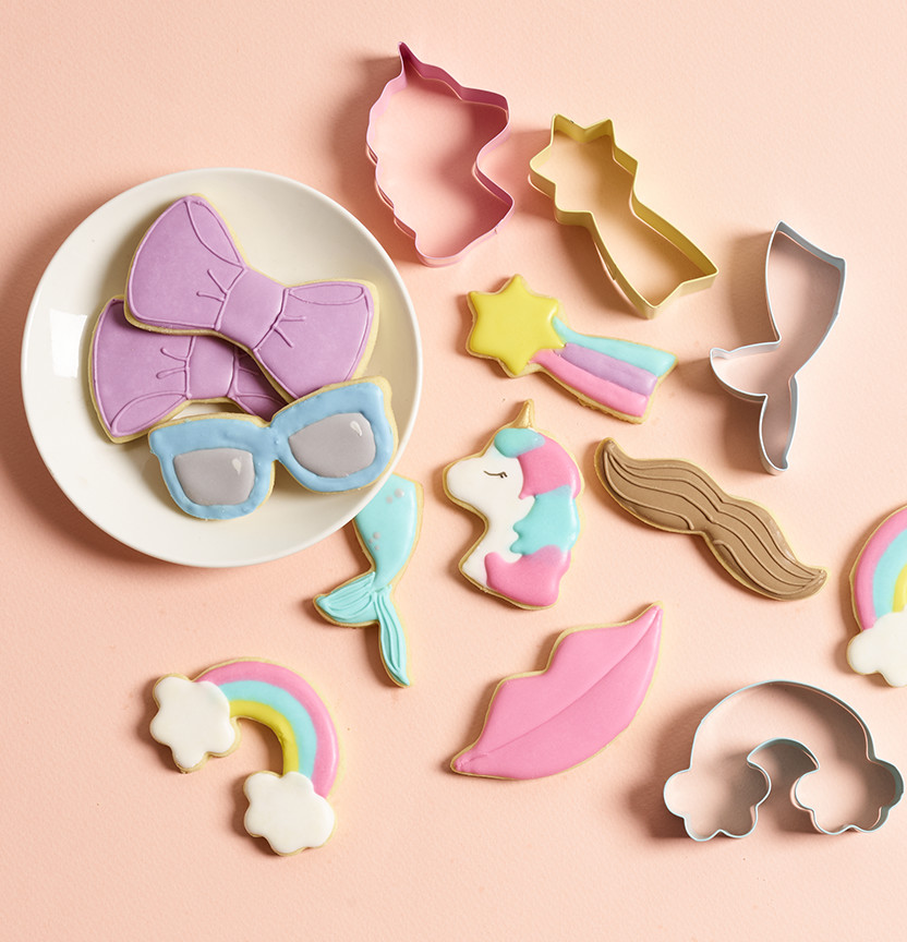 Party & Unicorn Fondant Cookies Project