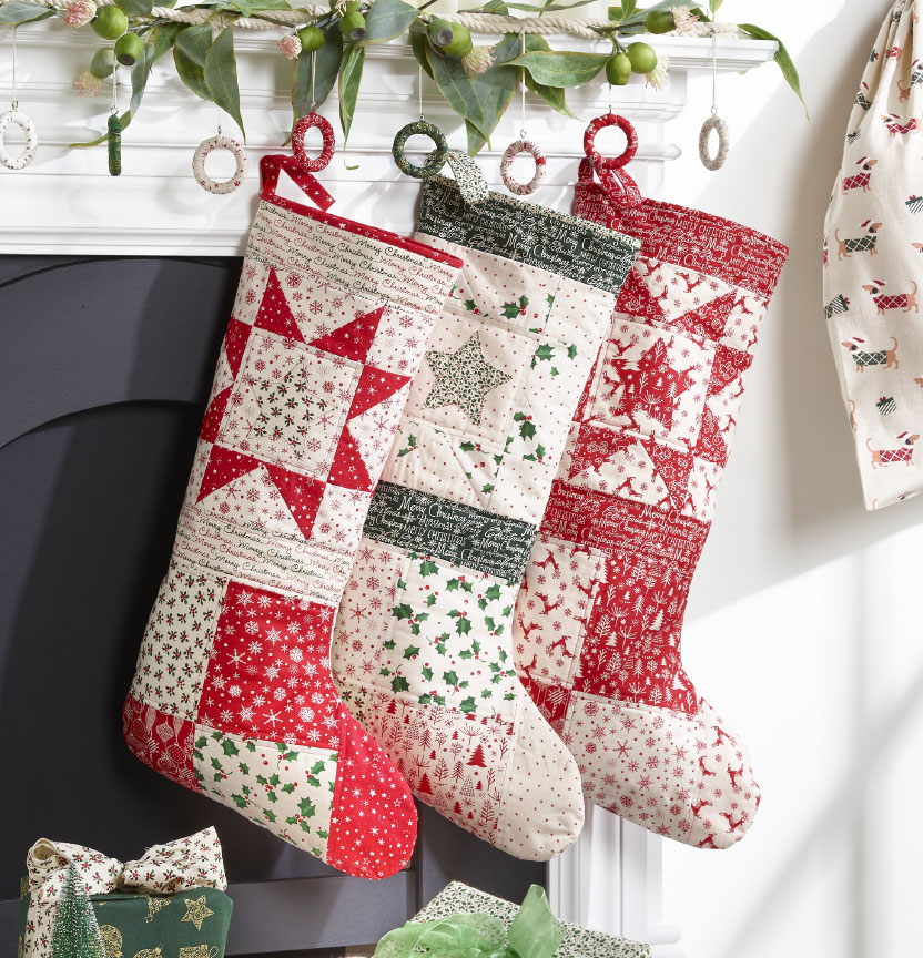 Patchwork Christmas Stocking Project