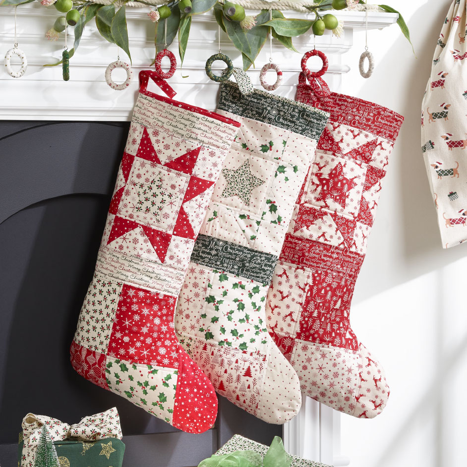 Patchwork Christmas Stocking Project