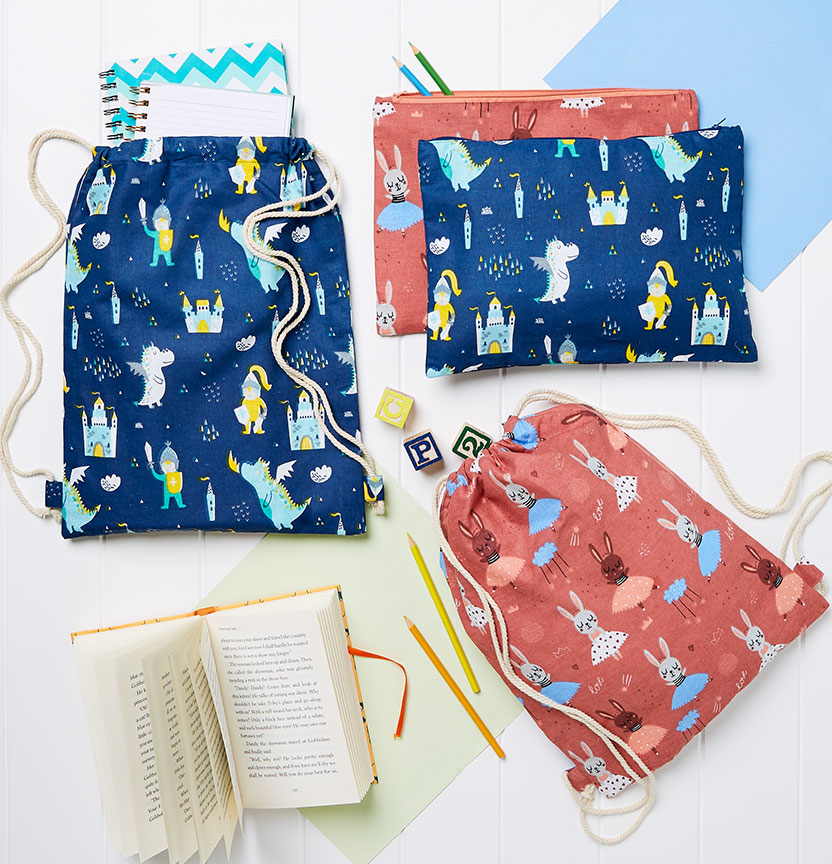 Pencil Case & Library Bag Project