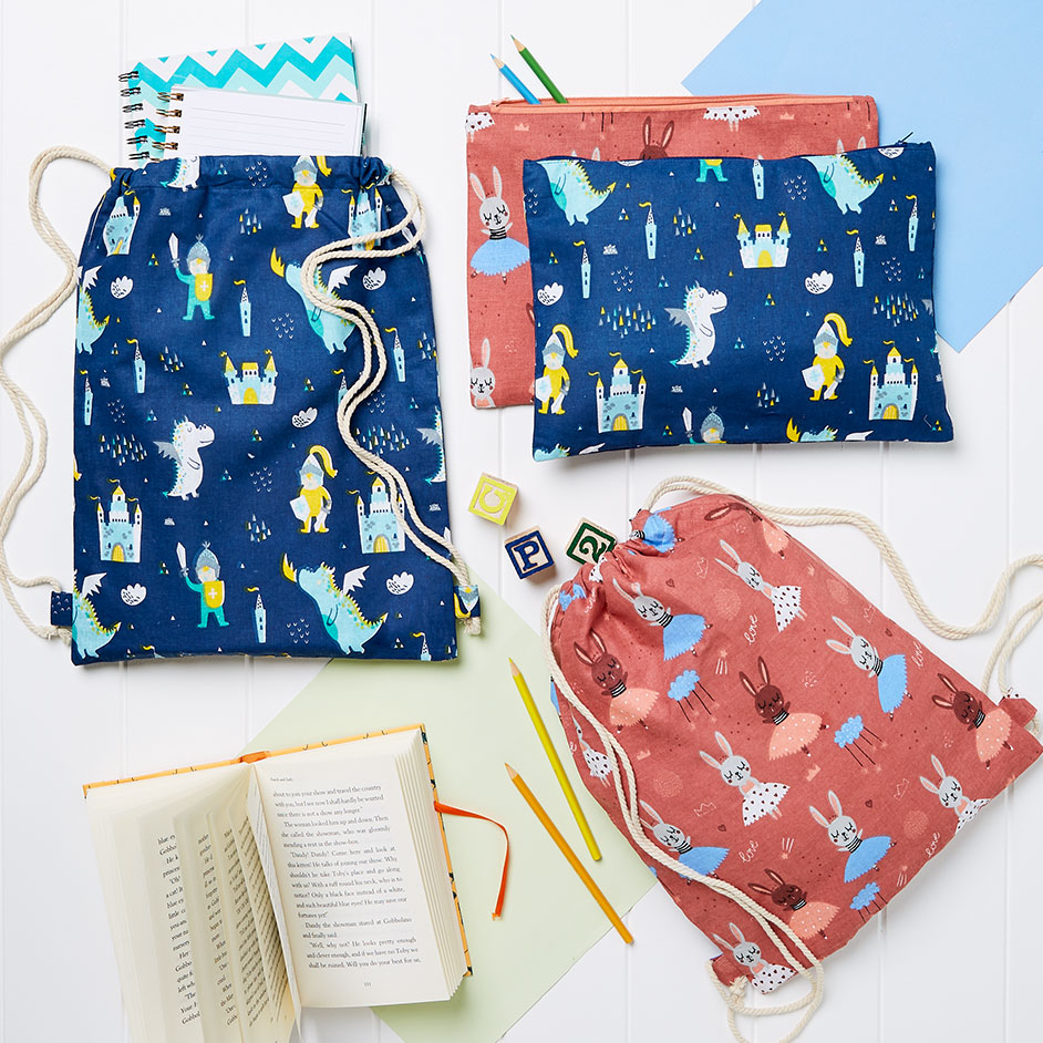 Pencil Case & Library Bag Project