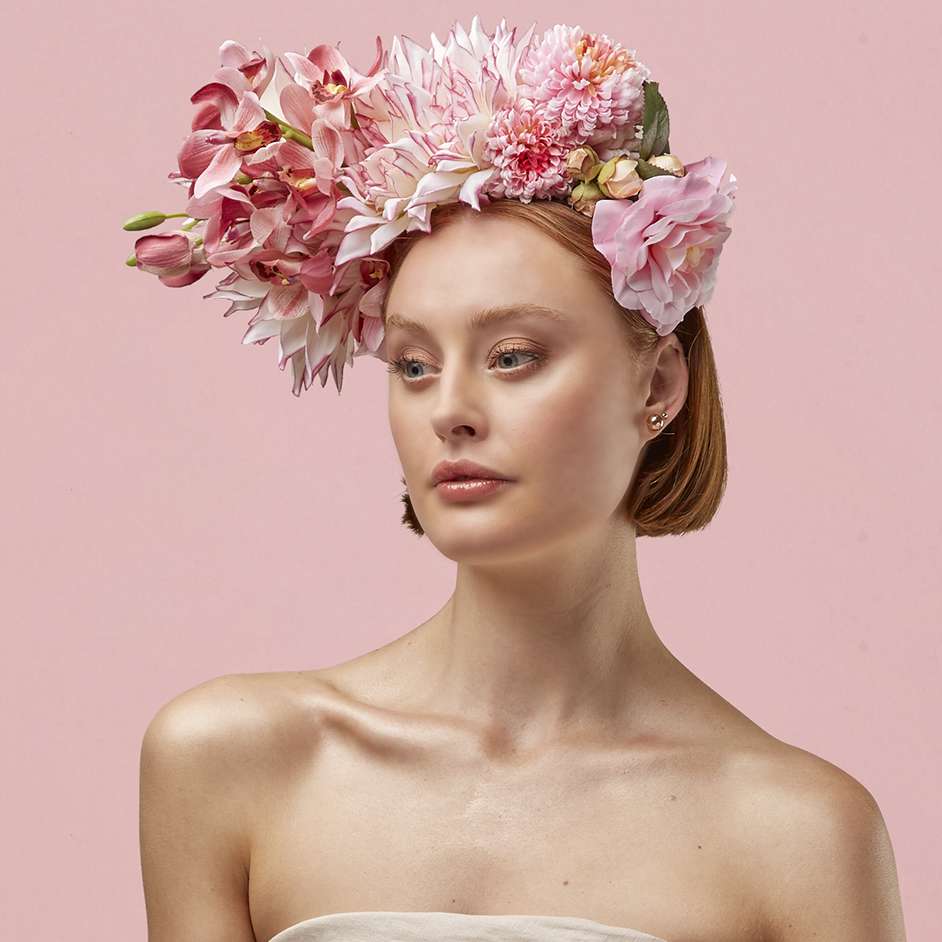 Pink Floral Headpiece Project