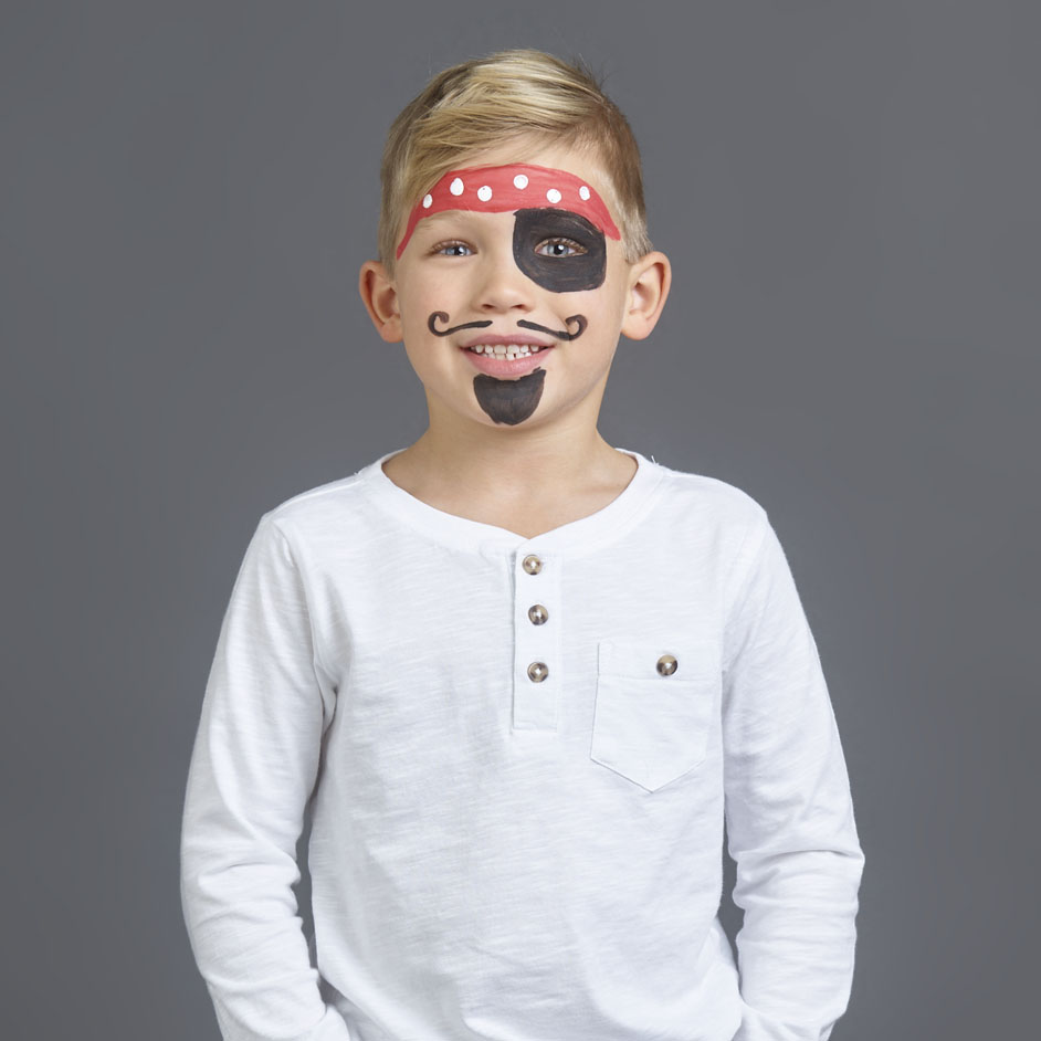 Pirate Face Paint Project