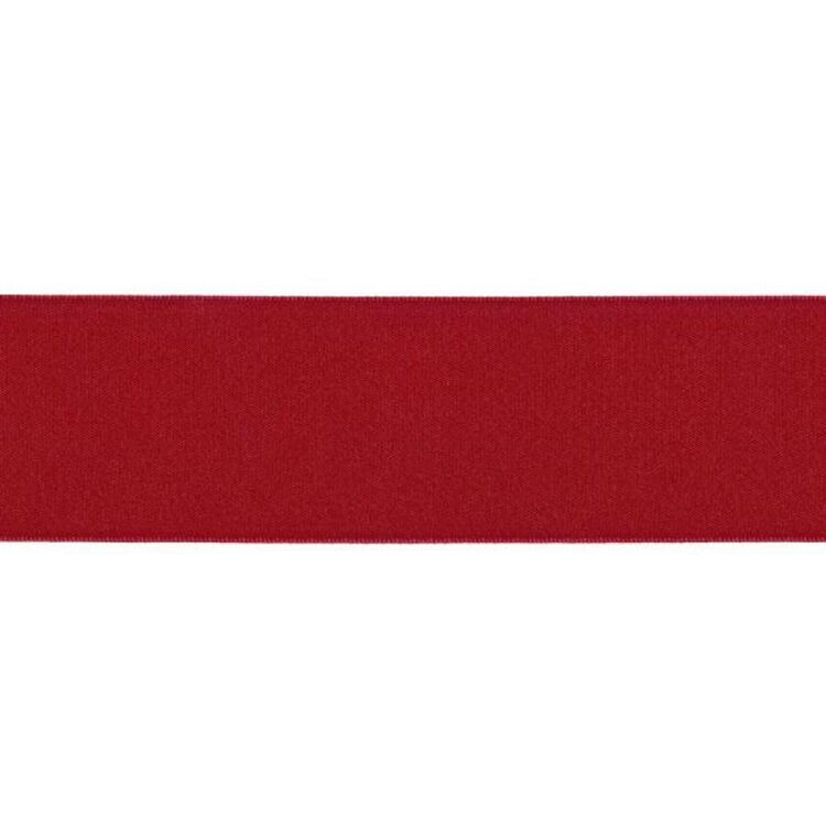 Berisfords 35 mm Double-Sided Satin Ribbon Burgundy 35 mm