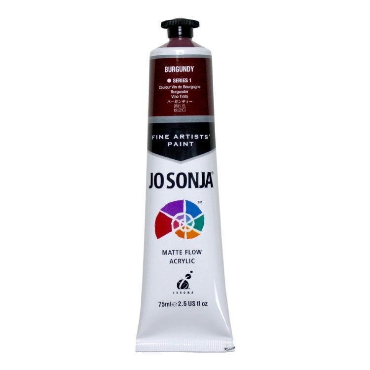 Jo Sonja Acrylic Paint Series 1 Burgundy 75 ML