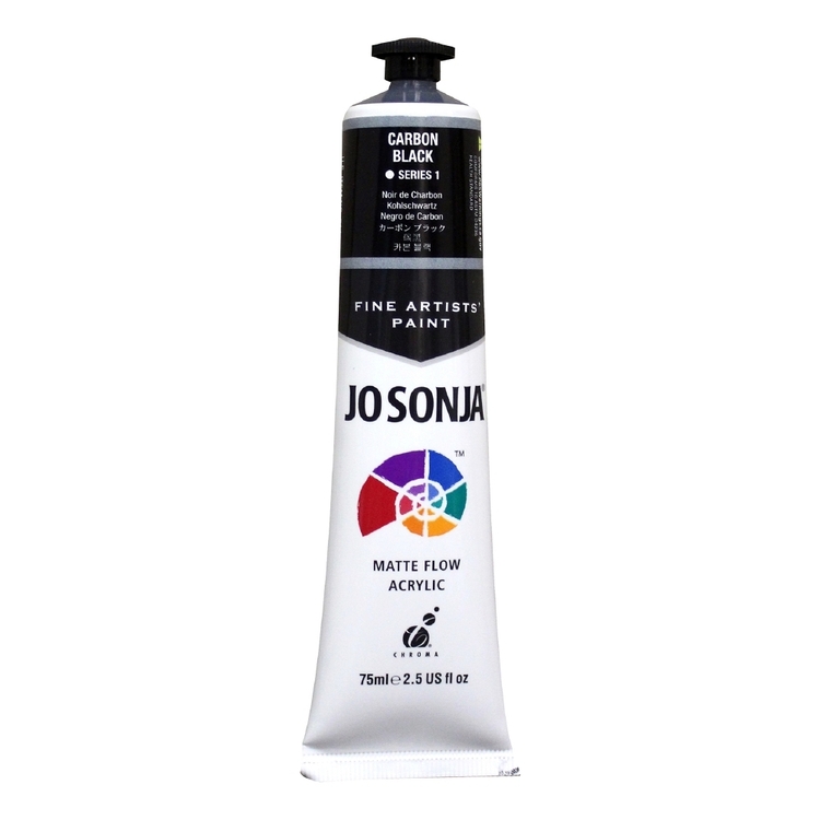 Jo Sonja Acrylic Paint Series 1 Carbon