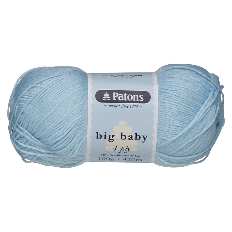 Patons Big Baby 4 Ply Yarn 100 g Blue Mix 100 g