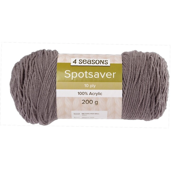 Seasons 10 Ply Spot Saver 200g Yarn 17934 Grey - Main Image