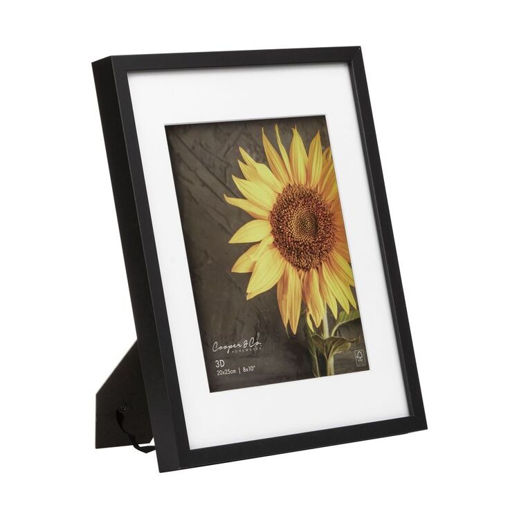 Frame Depot Shadow Box Photo Frame 20 x 25 cm Black 20 x 25 cm