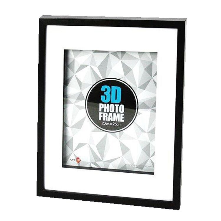 Frame Depot Shadow Box Photo Frame 20 x 25 cm Black 20 x 25 cm