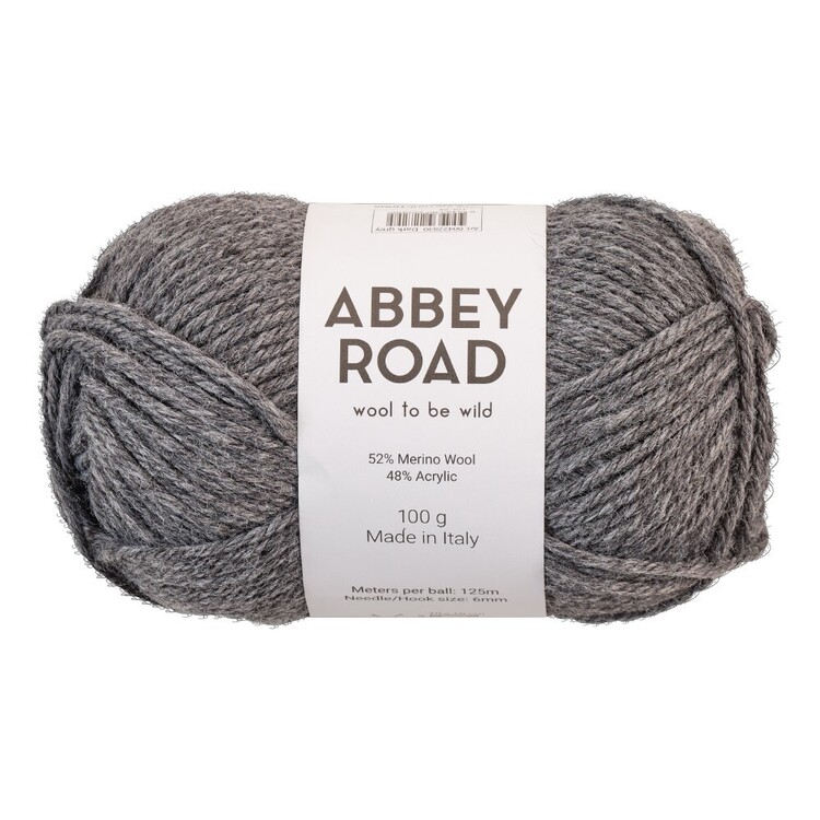 Abbey Road 100 G Wool To Be Wild Yarn Dark Grey 100 g