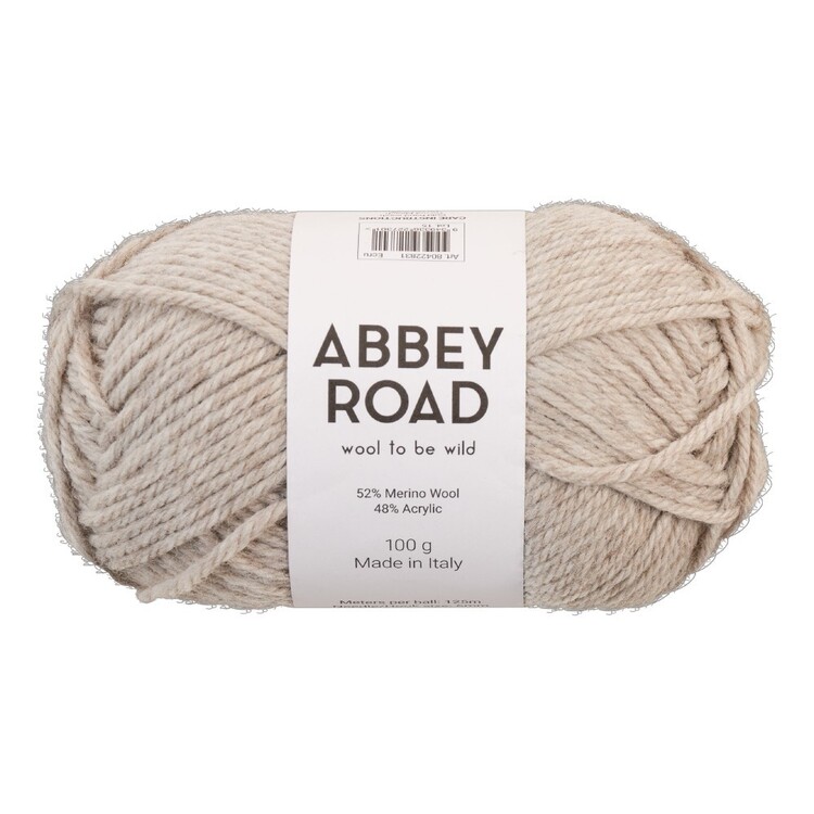 Abbey Road 12 Ply Wool To Be Wild 100g Yarn Ecru