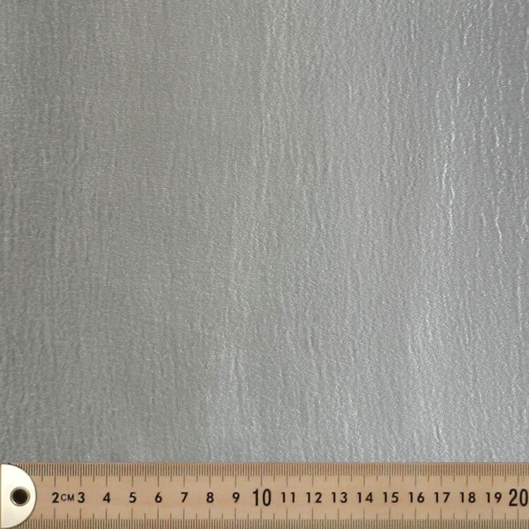 Pebble Satin Fabric Silver