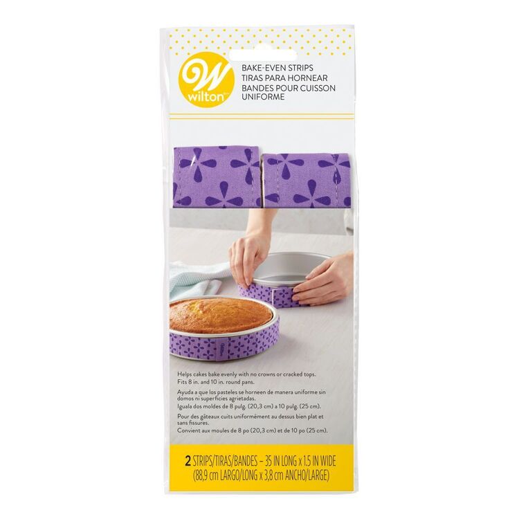 Wilton Bake Even Strips Pack Purple - Main Image