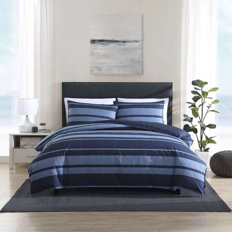 Nautica Longpoint Quilt Cover Set Navy
