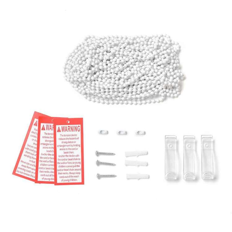 Window Rotate Chain Windowshade Roller Chain Replacement Kit White 10 m | Spotlight Australia