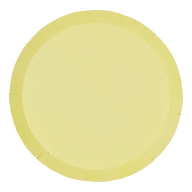 Five Star Paper Dinner Plates 10 Pack Pastel Yellow 26 cm | Spotlight ...
