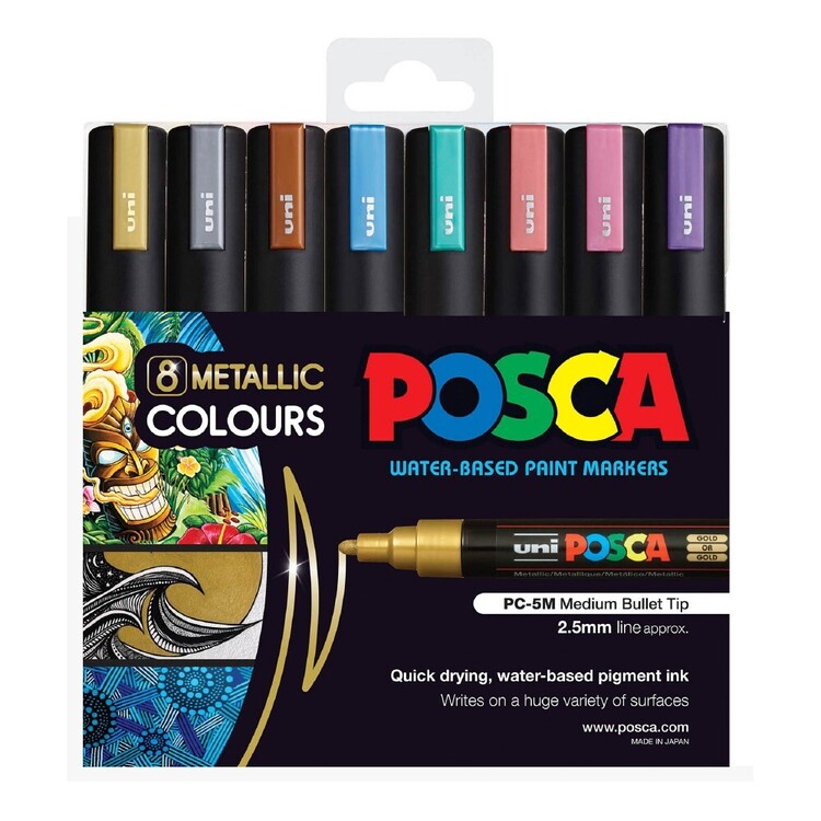 Uni Posca Markers Pastel Posca 5m Set POSCA PC-5M Pack Poster