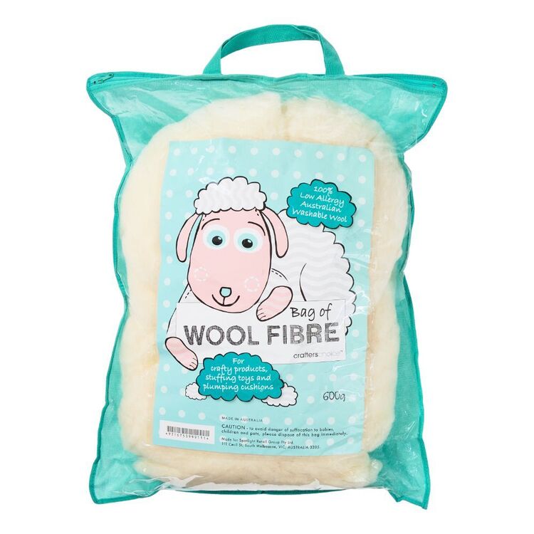 Wool 600 g Fibre Fill White