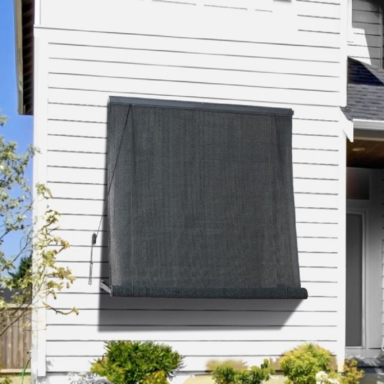 Windowshade Exterior Roll Up Blind Charcoal