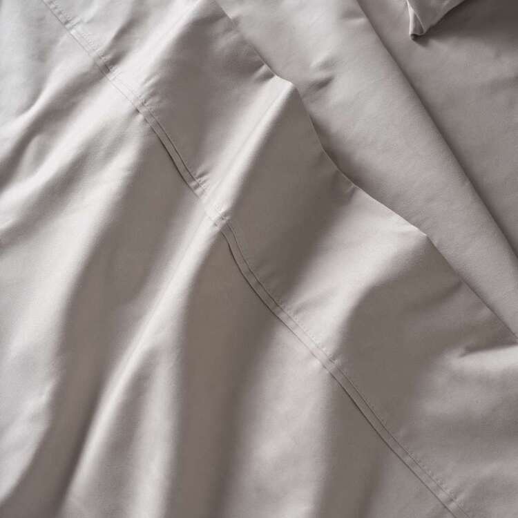 Silver Thread Sheets KOO Elite 1000 Thread Count Cotton Sheet Set Silver | Spotlight Australia