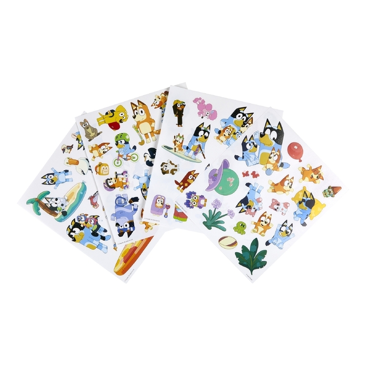Bluey Sticker Fun Crayola Bluey Colour & Sticker Set Multicoloured | Spotlight Australia