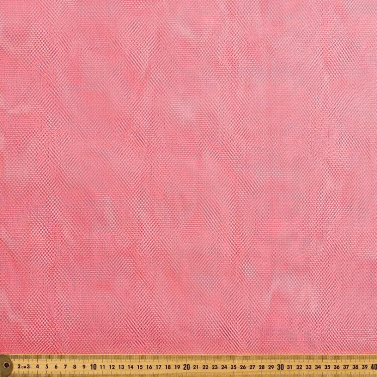100% Polyester Net 137 cm Fabric Red