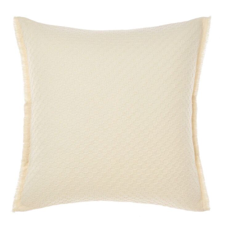 Linen House Raquelle European Pillowcase Vanilla