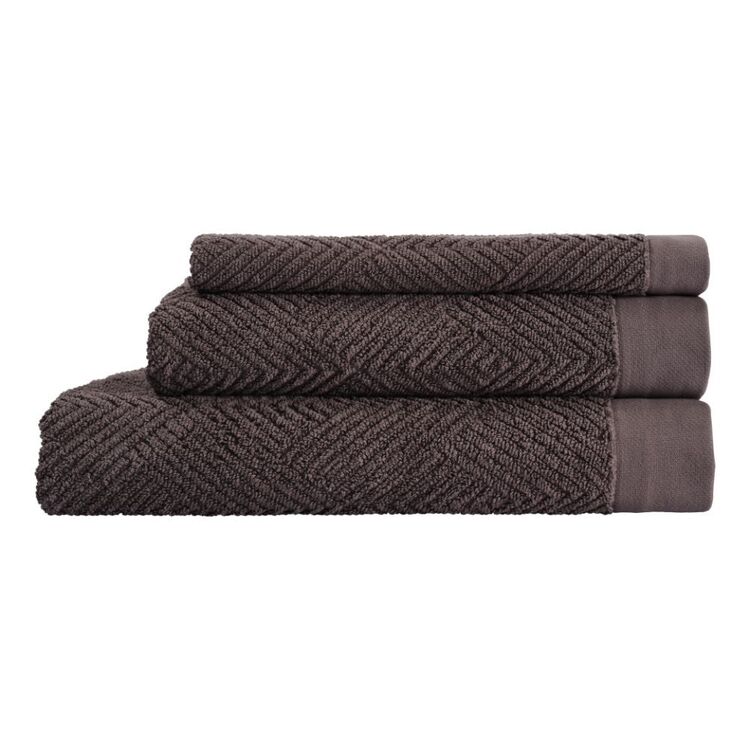 KOO Peyton 550GSM Towel Collection Charcoal